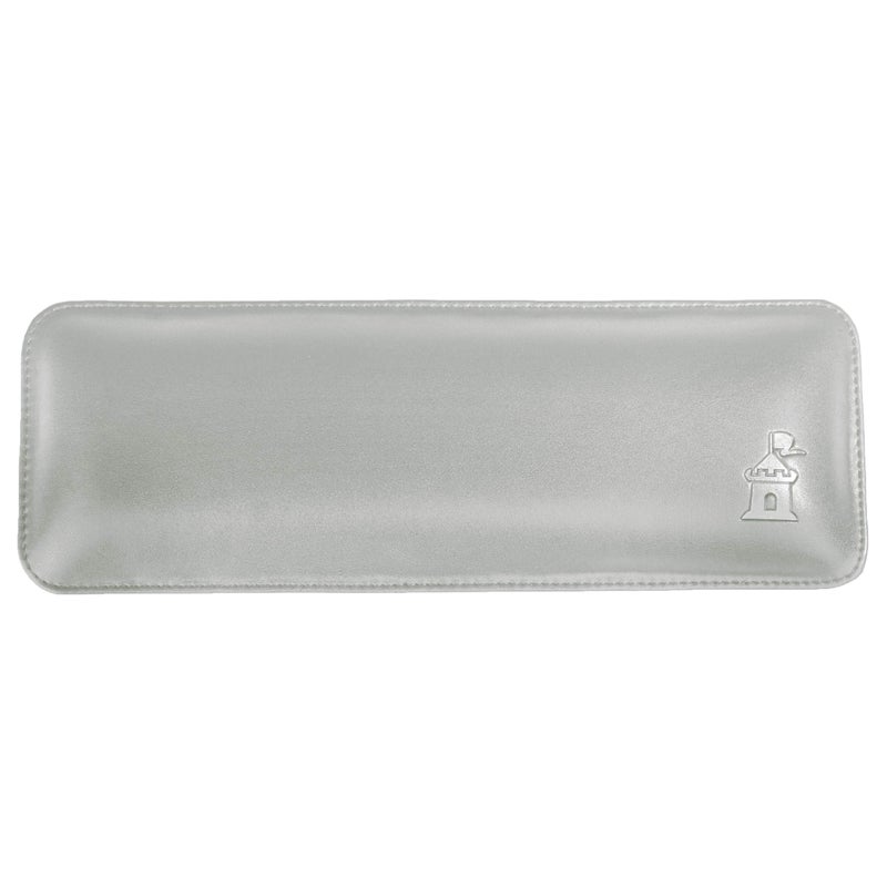 Castle Bailey Compact by Castle - Wrist Rest for Keyboards with Around 61 Keys - Leather Ergonomic Computer Extra Firm Keyboard Wrist Support for Typists, Gaming, Heavy Office Use (Stone, Compact Size) - Image 3